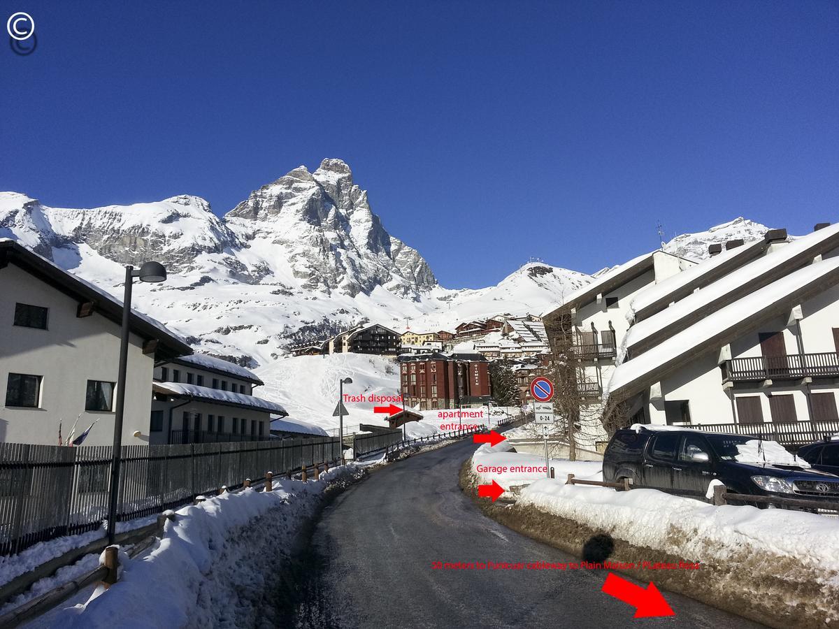 Breuil Cervinia Near Funicular Apartment With Private Garage المظهر الخارجي الصورة